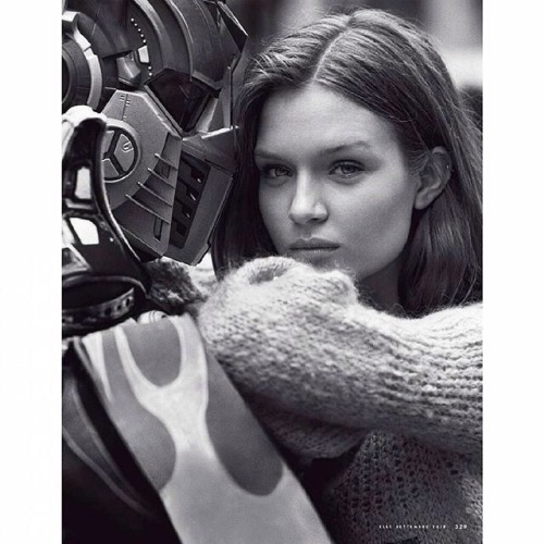 tomwymandesigns: @josephineskriver and me for @elle_italia #photography - @theonlymattjones #styling