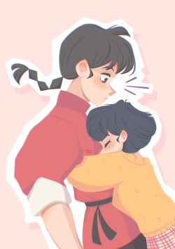 midiatamente:Ranma & Akane 🧡🐼redraw!