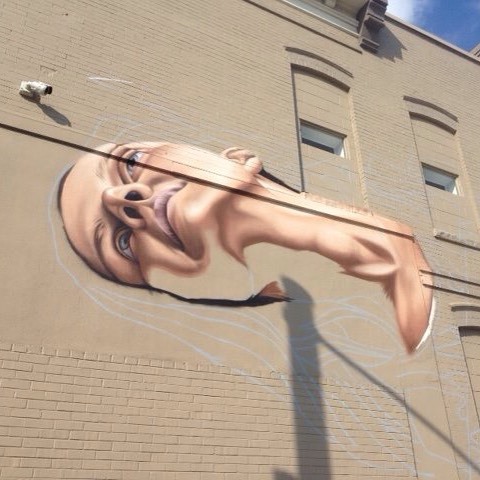 New mural on 612 N. Lombardy in progress. We’re thrilled the Richmond Mural Project chose the 