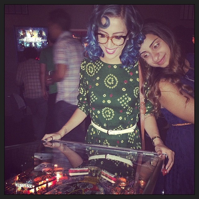Oh how I missed pinball. #pinballaddict #pinballbabes  (at EightyTwo)