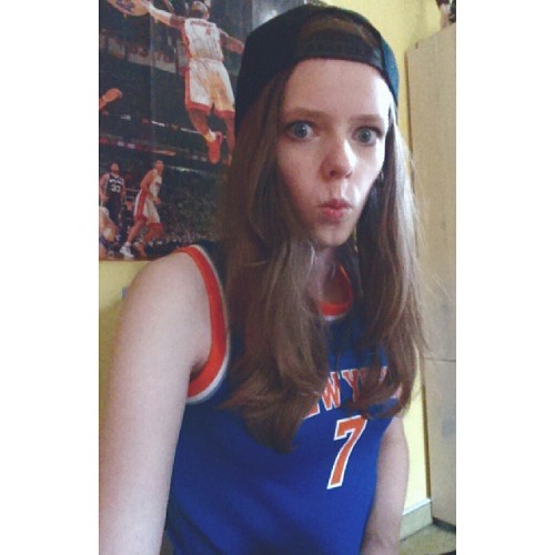 #waah #lol #selfie #snapback #newyorkknicks #knicks #jersey #melo #einfachmalgammeln #lebronjames #l