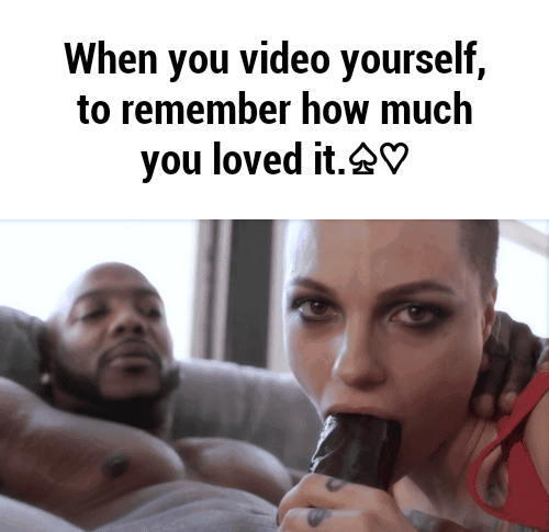 whitesissyrapetoy:  sissy4bbc4life:  I love videoing myself serving black men   Yasss