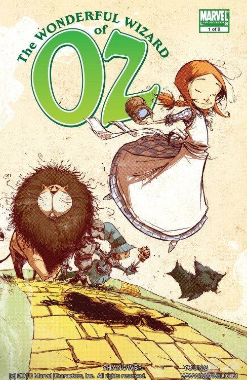 balu8:The Wonderful Wizard of Oz #1 by  Eric Shanower, Skottie Young, Jean-Francois Beaulieu and Jef