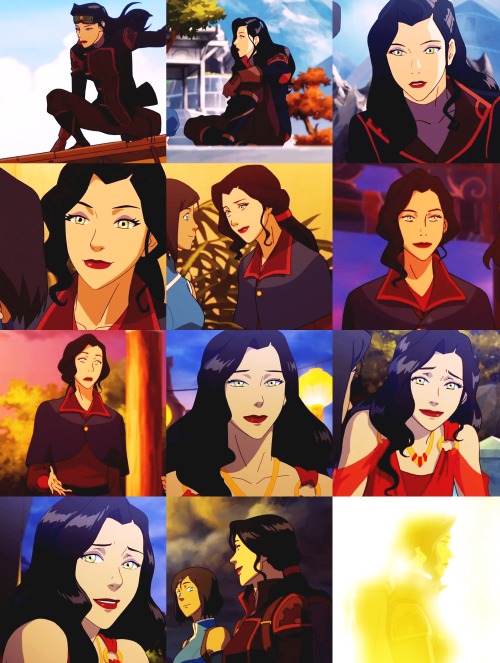 queen–asami:  Asami Sato looking at Korra, insp. by x i think it’s very clear that from the very beginning Asami found Korra amazing, inspiring and attractive, and she did everything she could to become close with her x <- for korra looking