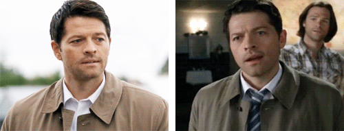 supernaturalapocalypse:  supernaturalapocalypse:  Castiel + Smiles (since season
