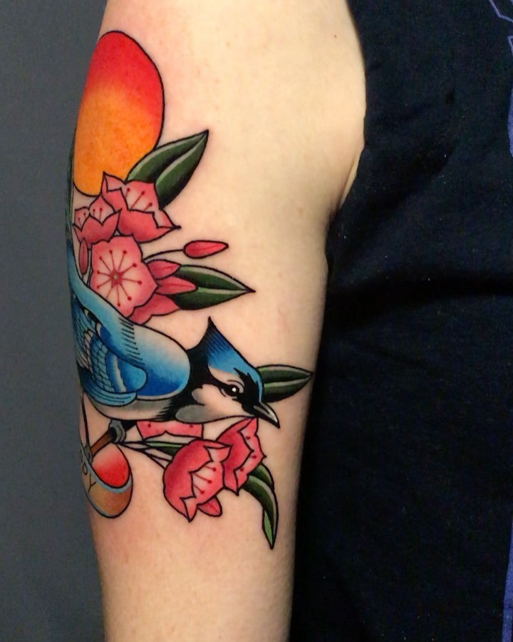 BLUE JAY by Jhon Gutti TattooNOW