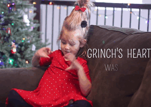 signinggifs:Happy Christmas Eve!Grinch’s heart | was two sizes too small.Tomorrow is Christmas
