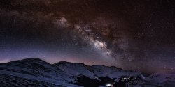 Space-Pics:  Milkyway Early This Morning At Loveland Pass In Summit County, Colorado