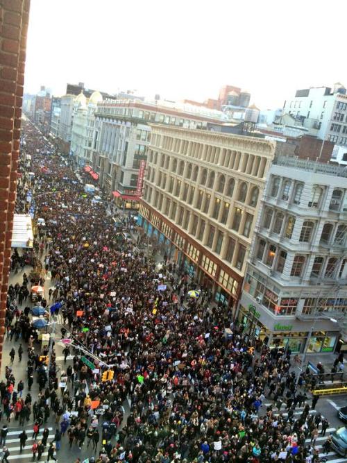 justice4mikebrown:#MillionsMarchNYC December 13 (pt. 2)