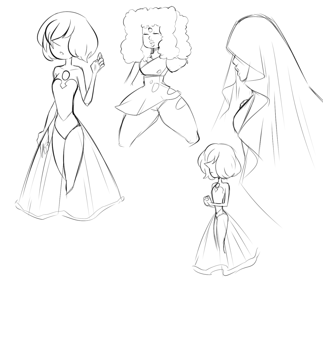 Some rly bad SU doodles bc I am so not in the mood lately