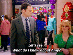 michygeary:  Sheldon x Amy → What Sheldon knows about Amy