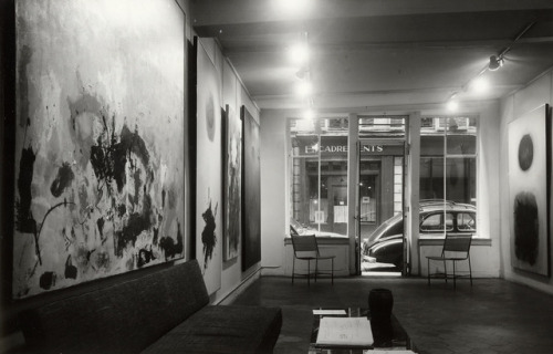 On this day in 1960, a one-man show of Adolph Gottlieb’s works opens at Galerie Neufville in P