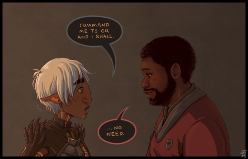 kosmonauttihai:Happy for a little while.They/them pronouns for this nonbinary Hawke, please.