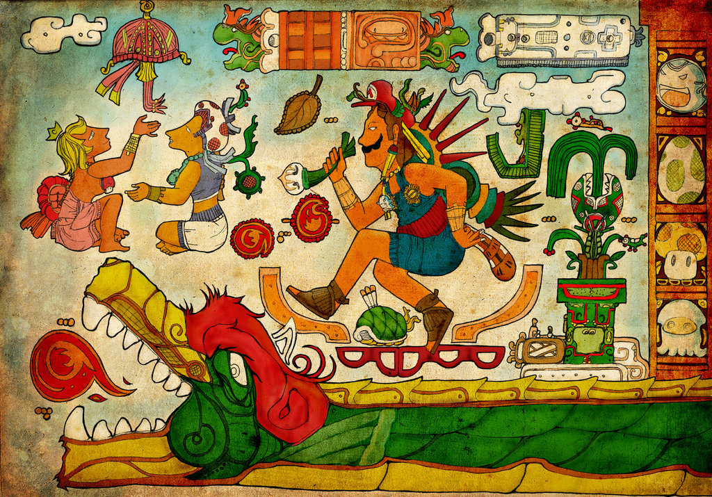 iheartnintendomucho:  Mayan Nintendo by ~Kronosceptor Follow for Nintendo news, art