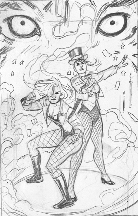 Today the DC comics original graphic novel, Black Canary and Zatanna: Bloodspell, written by Paul Di