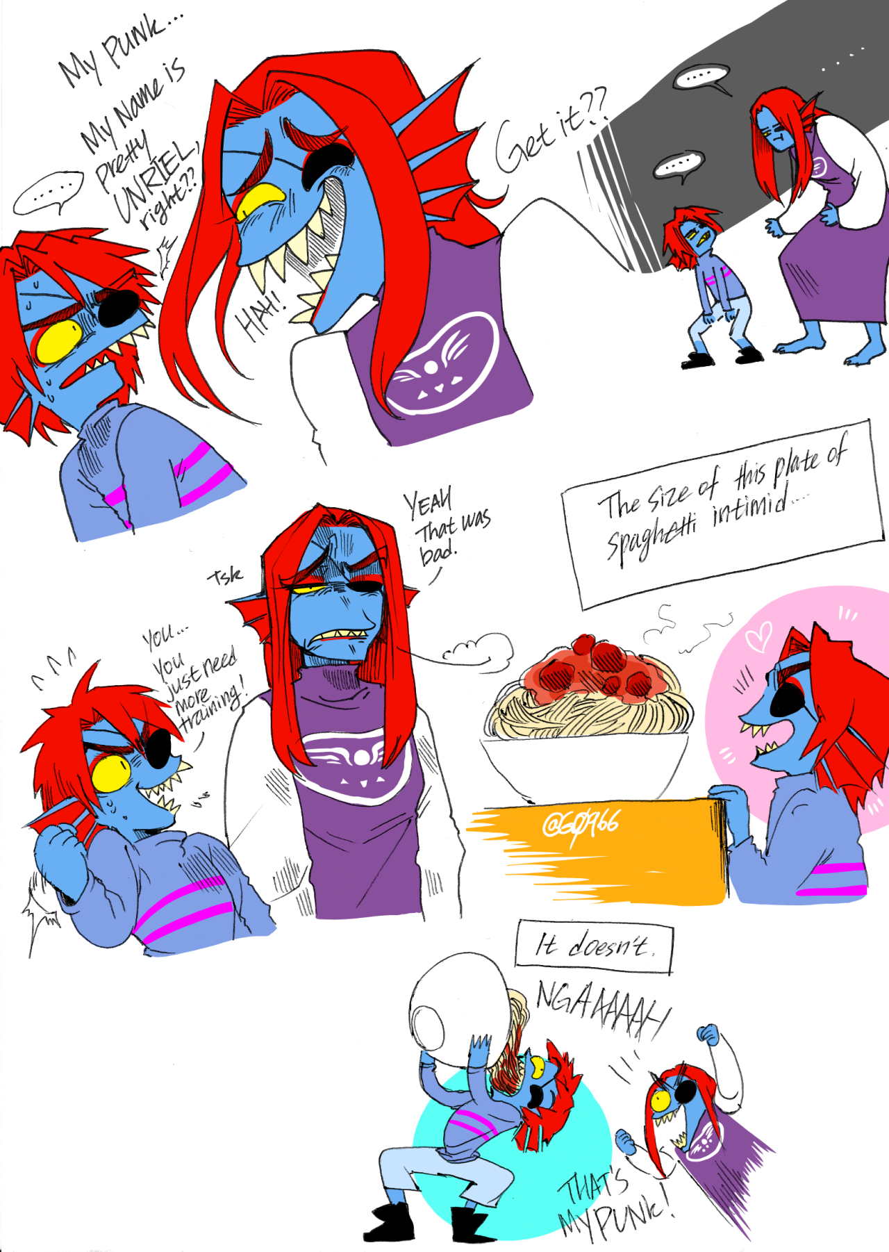 g0966:  More Undynetale. As for who the Original Undyne would be…I would like it