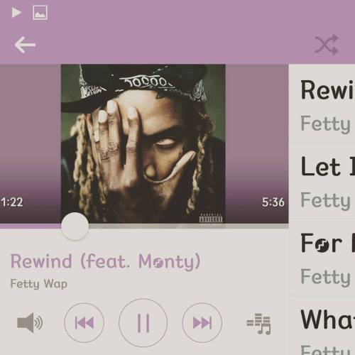 I love this song #fettywap #rewind #nowplaying