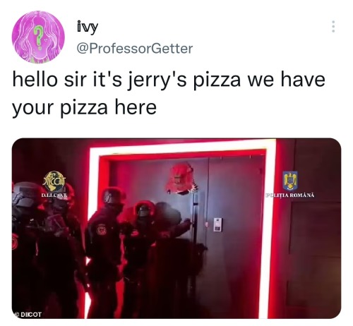 Thank You Jerry's Pizza For Your Service