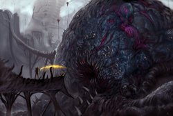 creaturesfromdreams:  Parasite by Davesrightmind —-x—-  More: | Monsters | Random |CfD Amazon.com Store|  What a parasite