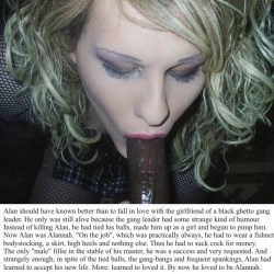 sissy-jizzy:  To be pimped out to horny Black Guys would be heaven 