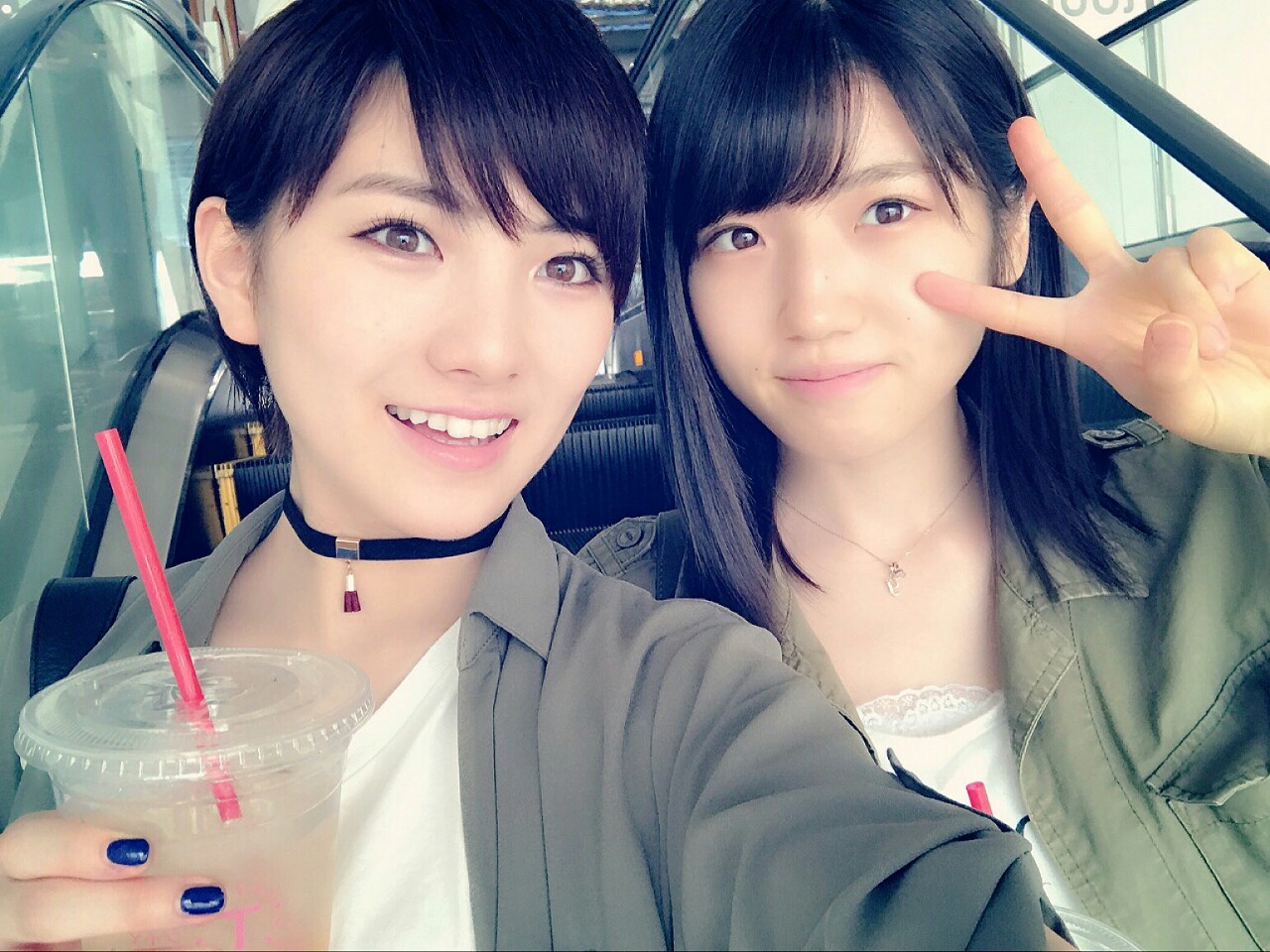 air-wotathekpopfan:  【Twitter】岡田奈奈 (Okada Nana)  ゆうちゃんを連れ出して