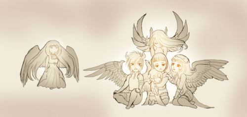 Jeanne is a bit of an angel magnet.