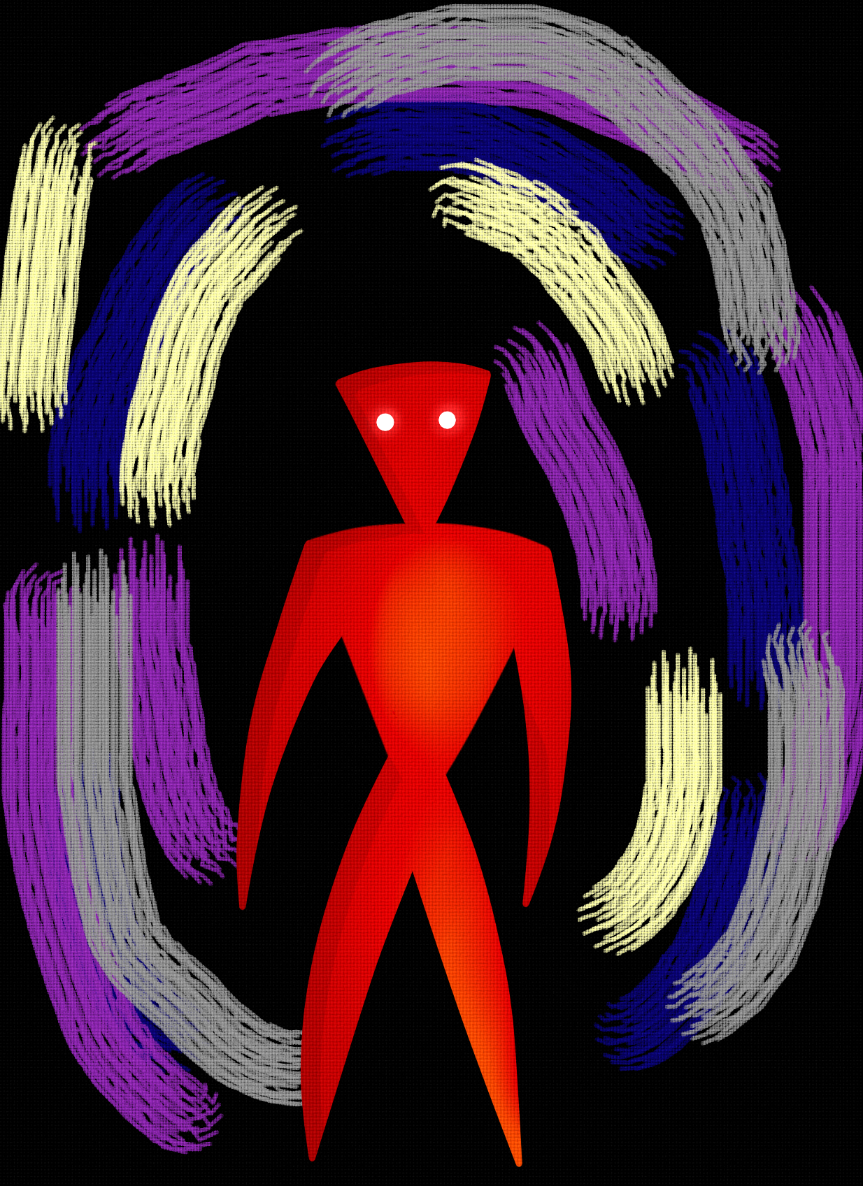 dirtysockdrawer:  I felt like recreating a passepartout painting that @markiplier