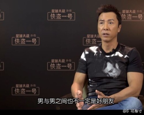 asgardingson:Donnie Yen on a new interview, when he was asked about the chemistry between Baze and C