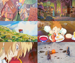 yandere:  animated works that literally make me weak in the knees, 6/???howl’s moving castle (2004)