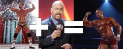 rwfan11:  Masters + Coach = Otunga Cena + a good shock = Darren Young Jericho + power-up = Swagger ….this math lesson was brought to you by WWE! ….LOL!…. :-)