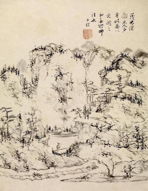 Lush Woods of Taoist Immortal Land, Zha Shibiao, ca. 1687