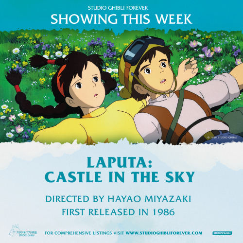 Catch Hayao Miyazaki’s animated adventure Laputa: Castle in the Sky in cinemas May 6 - 12. htt