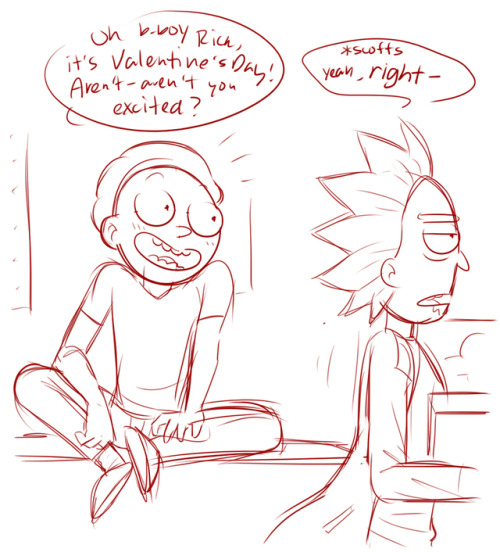 vanilla-morty:((extra valentine’s day doodles for y’all~ )) 