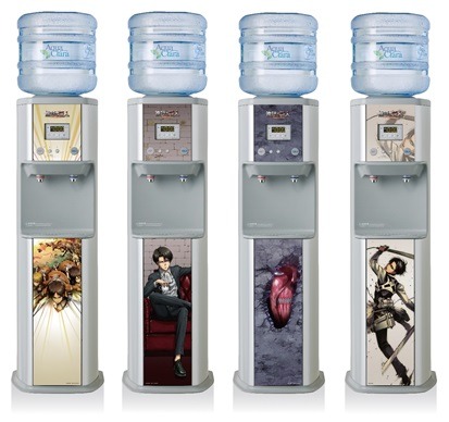The special line of water coolers to be featured in the SnK x AquaClara &ldquo;Rehydration
