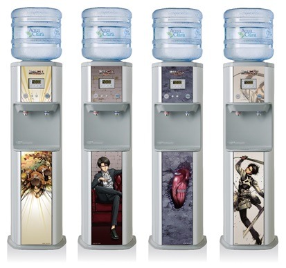 The special line of water coolers to be featured in the SnK x AquaClara “Rehydration Corps” collaboration! (Source) Now you can discuss the new chapters with your co-workers while drinking from these…