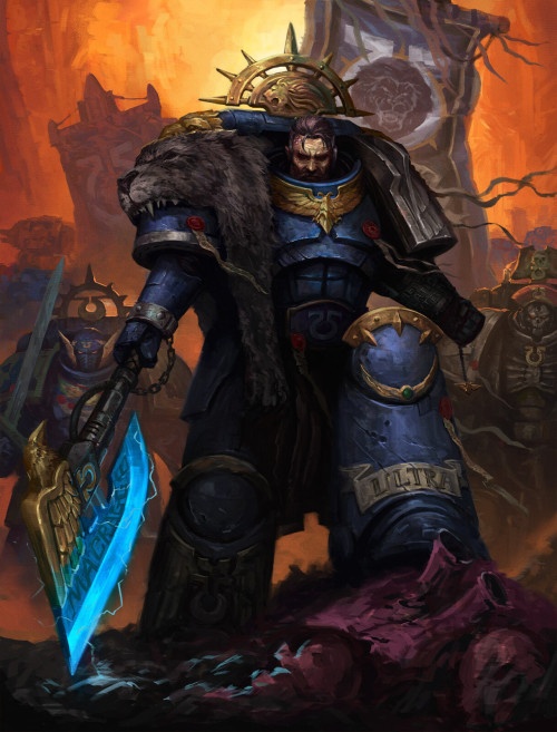 Blacklion, Primaris Ultramarine Hero By L J Koh