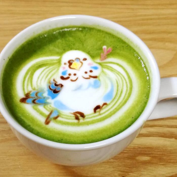 nae-design: Stunning froth masterpieces by latte artist Ku-san