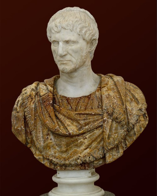 arthistoryfeed:Lucius Junius Brutus (presumably). Date: A.D. 98-117 (or 100-124). Provenance:Naples,