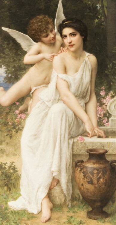 die-rosastrasse: Charles Amable Lenoir French, 1860-1926 ‘The Flute Player’  | 