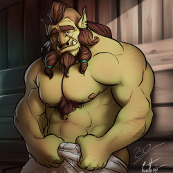 hogswild: Tuskbuddy Exchange piece for LtSnuggs :3