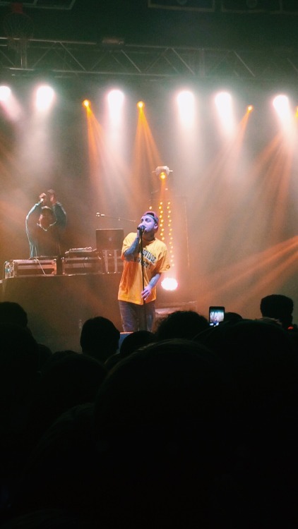 raspbearies:  Mac Miller last night