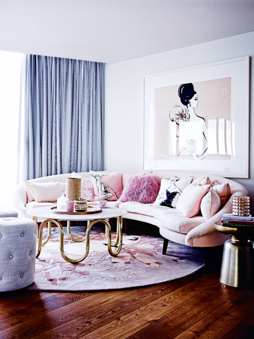 House tour: a fantastically fashionable apartment by illustrator Megan Hess - Vogue Living 