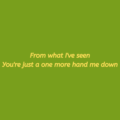 rainb0w-lyrics:Hand Me Down // Matchbox 20