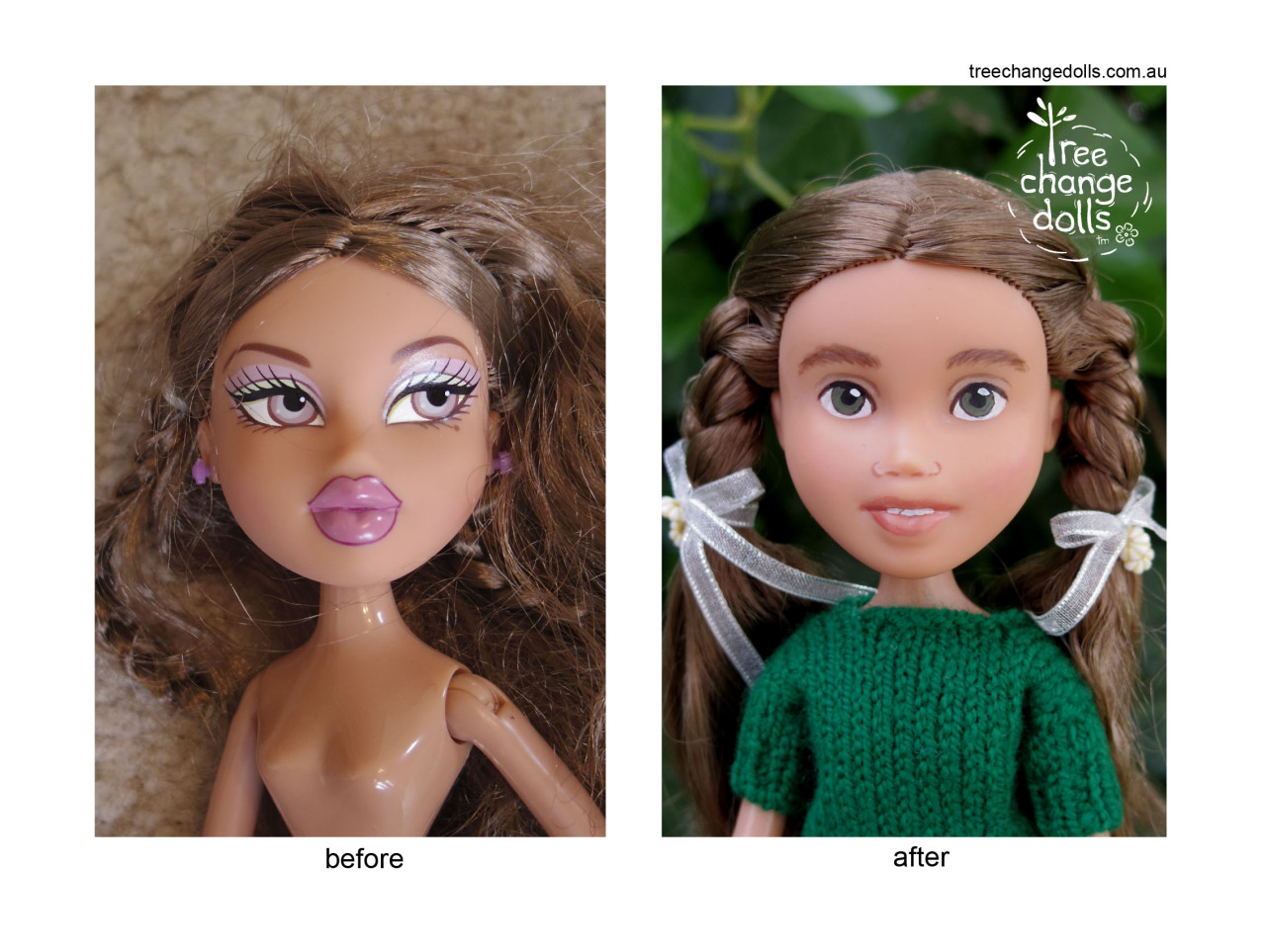 treechangedolls:  Hi everyone, These little girls are the last Tree Change Dolls