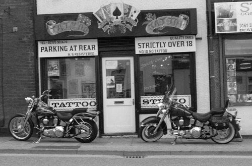 big-dewlittle:  Harley’s and Tattoo’s by bucko71 on Flickr. 