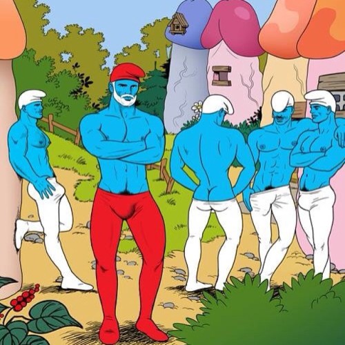 Porn photo #thesmurfs