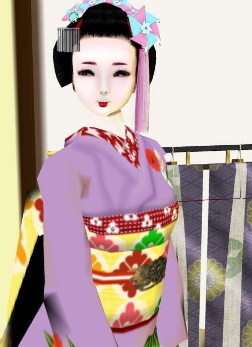 miyajimacho-imvu:  Today in Miyajimacho: minarai debut of Mitsuharu (美月春)  from Hanai okiya On 