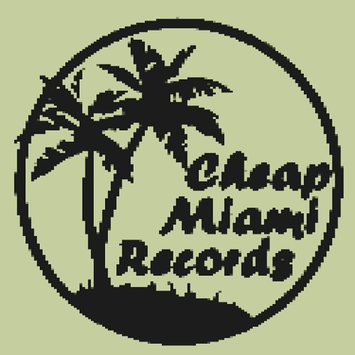 Cheap Miami Records logo: Game Boy Edition