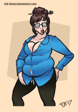 spooky-blazer:  Mei (non Panda)If you want to see the sketches of this and other drawings. Hit up my Patreon.Patreon! / DeviantArt