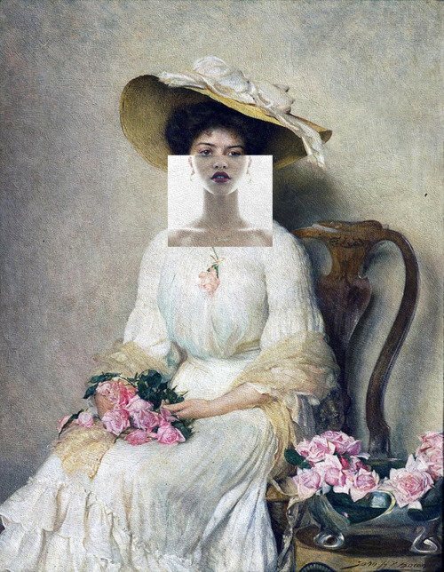 eisenbernard:FKA twigs x ArtLP1 + Portrait of Maddalena Doni by RaphaelEP2 + Young Woman with Roses 